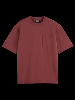 3 crosses loose fit chest pocket t-shirt-Scotch & Soda Best