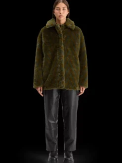 A-LINE FAUX FUR COAT-Scotch & Soda Best
