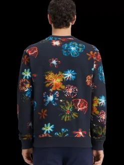 All over digital print sweatshirt-Scotch & Soda Fashion