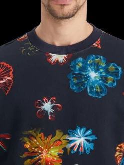 All over digital print sweatshirt-Scotch & Soda Fashion