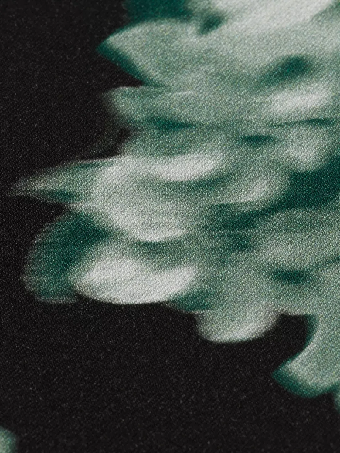 All over printed mock neck LS t-shirt-Scotch & Soda Best