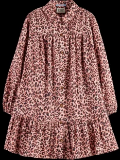 ALLOVER PRINTED LIGHTWEIGHT FLANNEL SHIRT DRESS-Scotch & Soda Sale