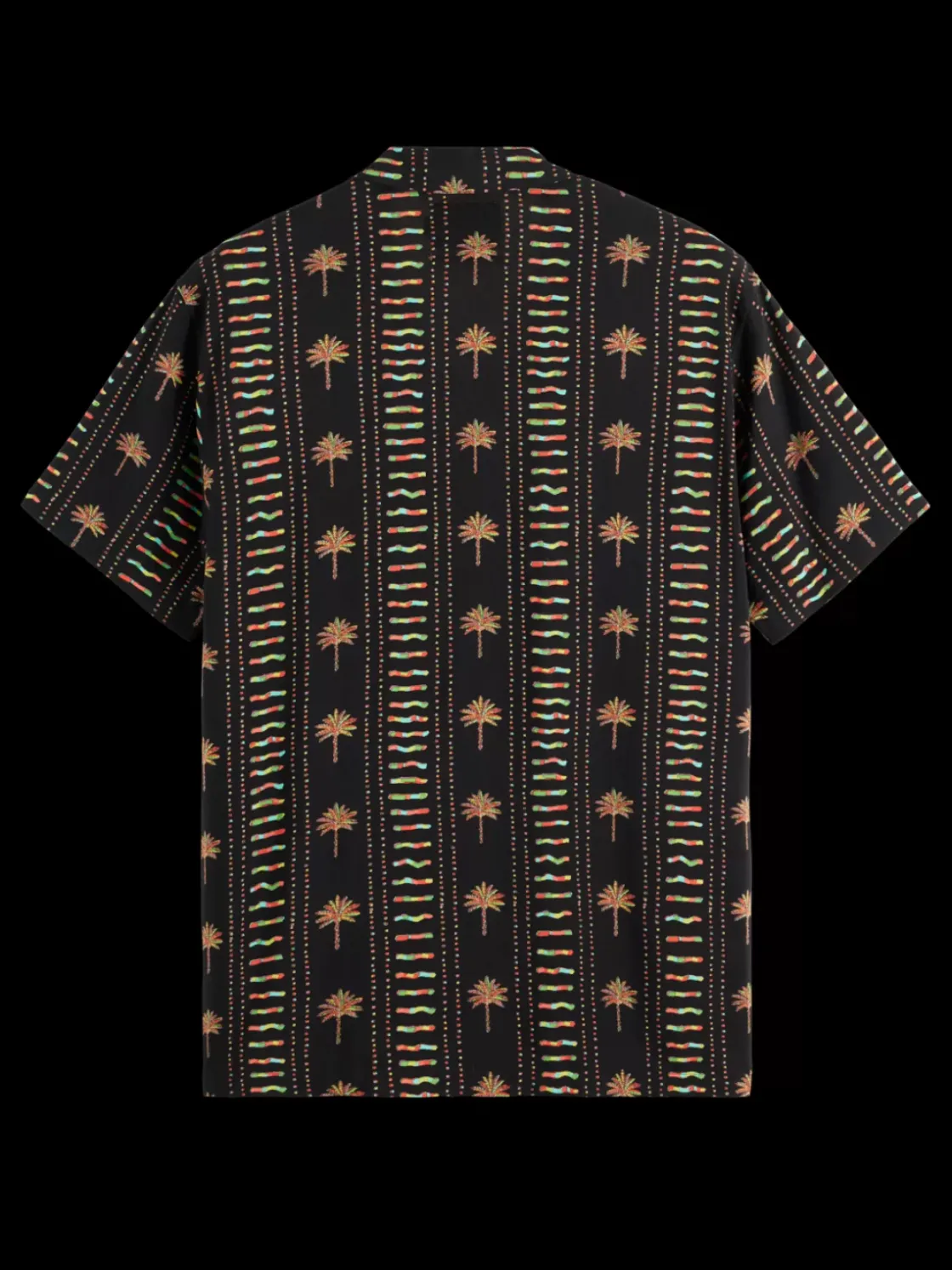 Allover printed viscose short sleeve shirt-Scotch & Soda Discount