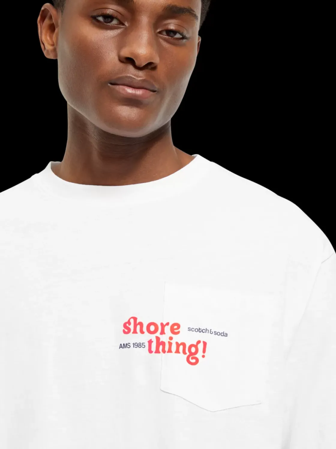 Artwork pocket t-shirt-Scotch & Soda Discount