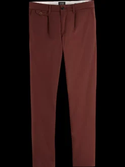 BLAKE - PLEATED SATINE CHINO-Scotch & Soda Best