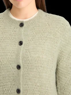 BOUCL CREW NECK CARDIGAN-Scotch & Soda Clearance