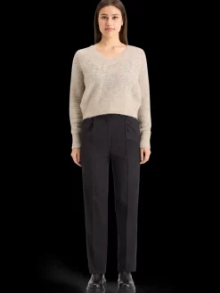 BOUCL V-NECK RELAXED PULLOVER-Scotch & Soda Online