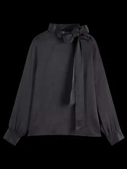 BOW NECK TOP-Scotch & Soda Best