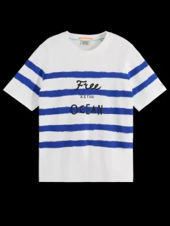 BRETON STRIPE RELAXED FIT T-SHIRT-Scotch & Soda Hot
