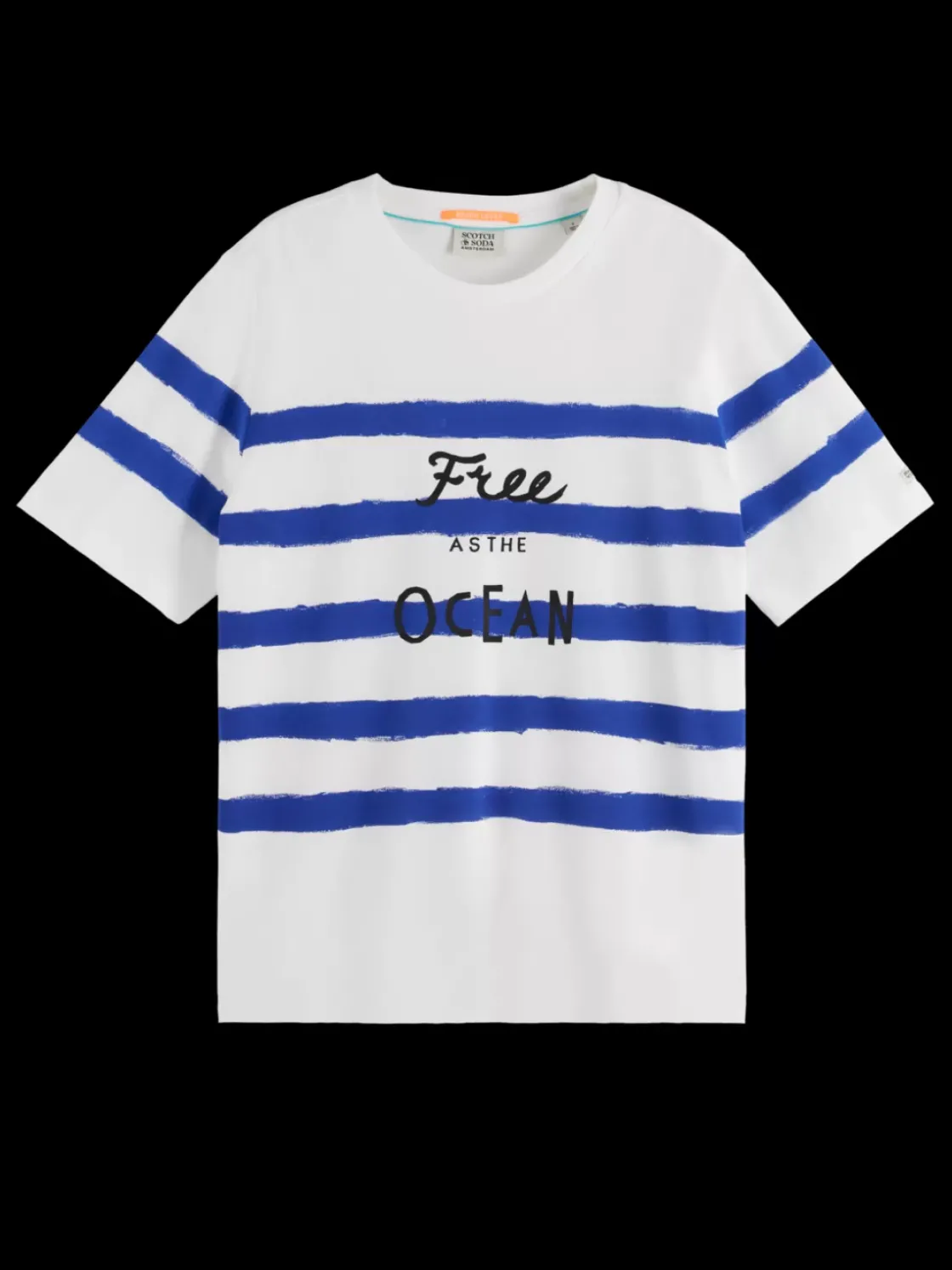BRETON STRIPE RELAXED FIT T-SHIRT-Scotch & Soda Hot