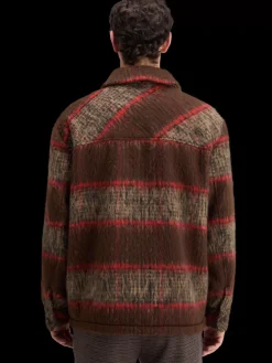 BRUSHED WOOL BLEND OVERSHIRT-Scotch & Soda Fashion