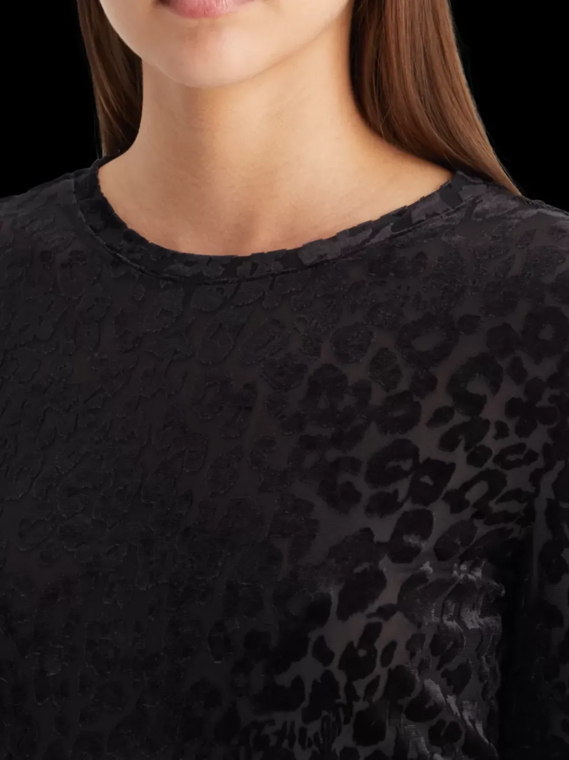 Burn out aop long sleeve t-shirt-Scotch & Soda Discount