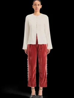 BUTTON DOWN CREPE SHIRT-Scotch & Soda New