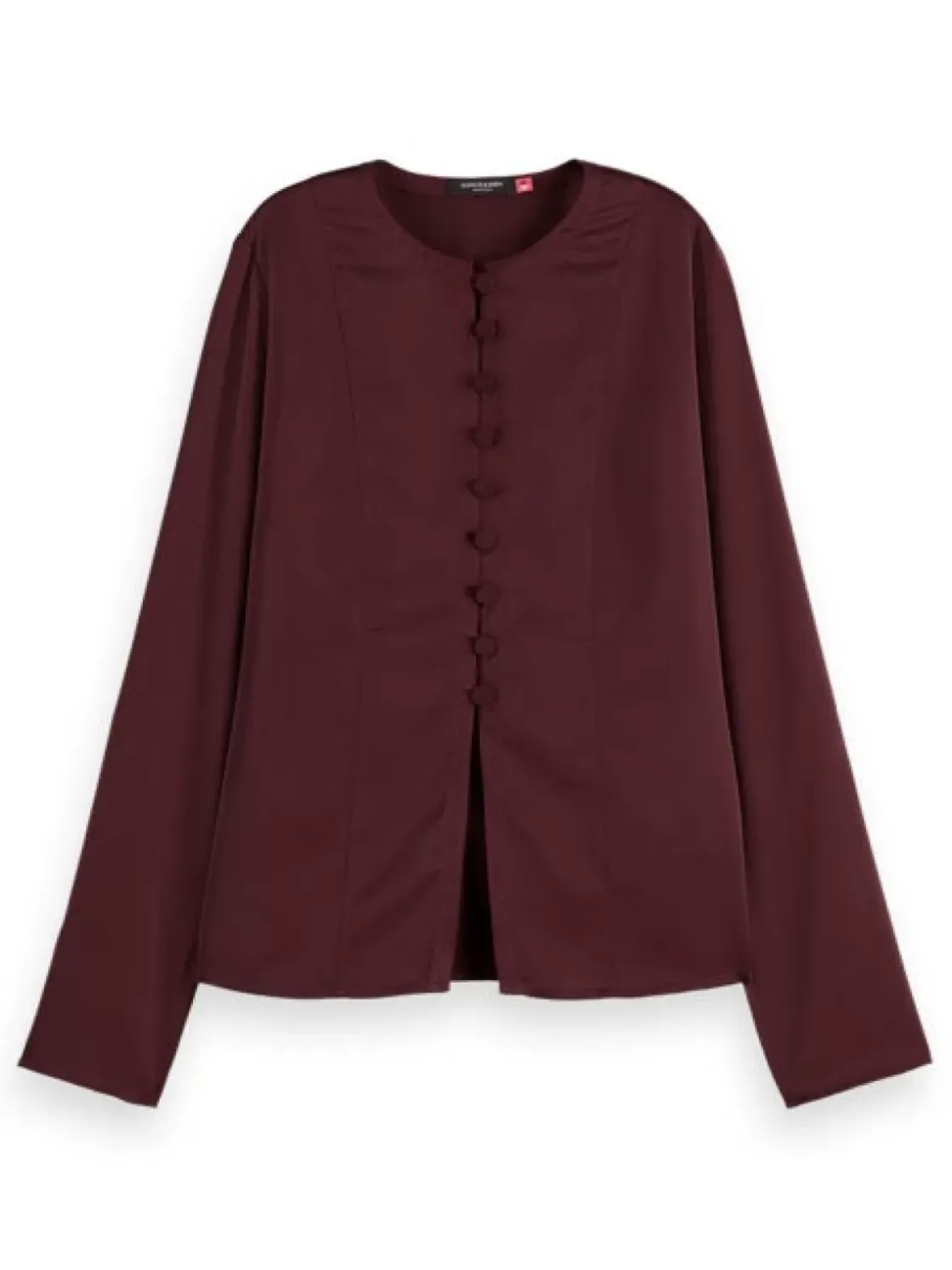 BUTTON DOWN CREPE SHIRT-Scotch & Soda New