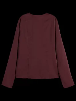 BUTTON DOWN CREPE SHIRT-Scotch & Soda New