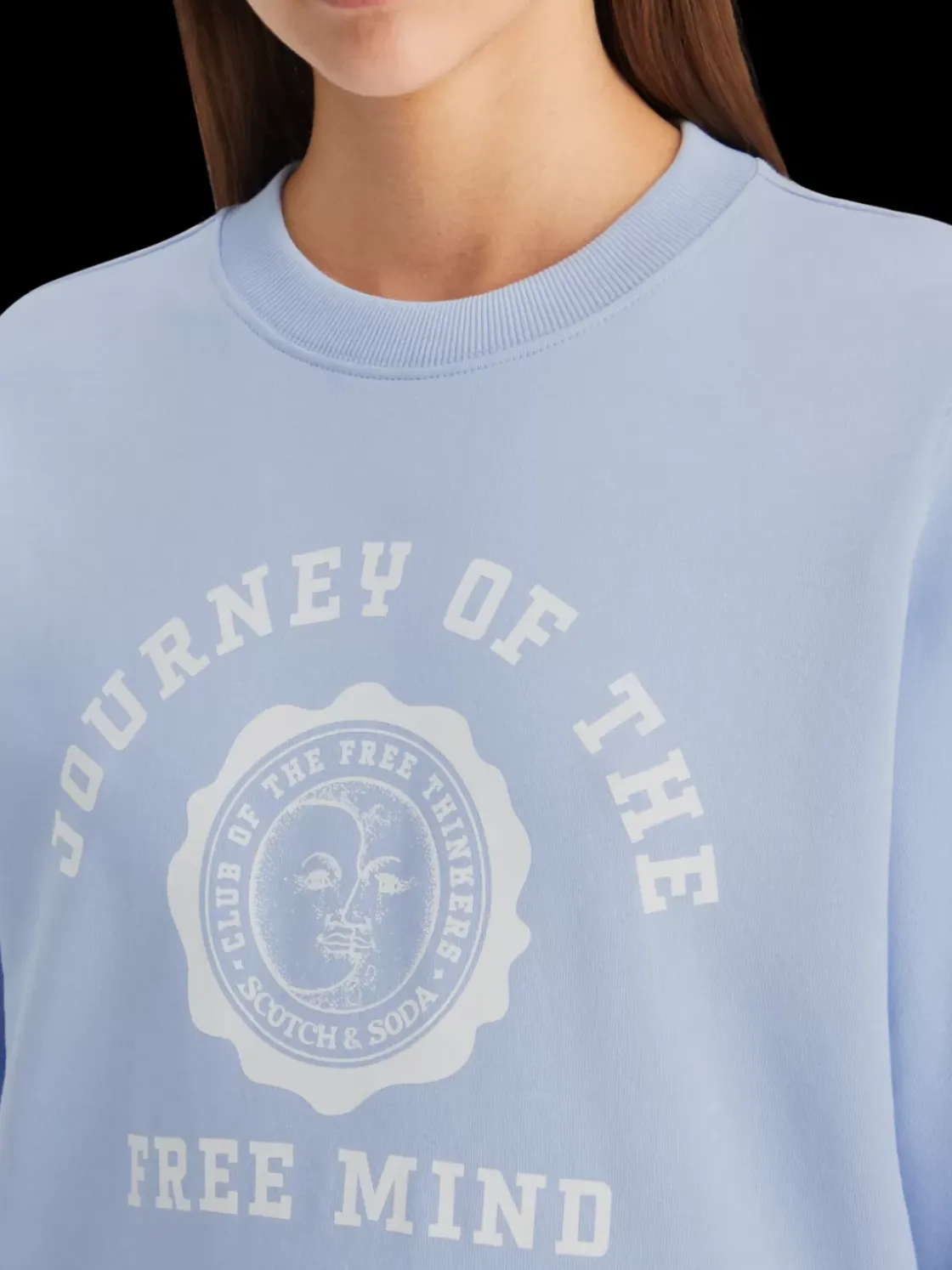 Chest artwork regular fit sweatshirt-Scotch & Soda Sale