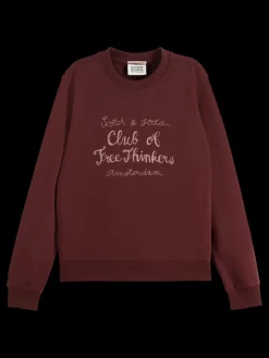 Chest artwork regular fit sweatshirt-Scotch & Soda Sale