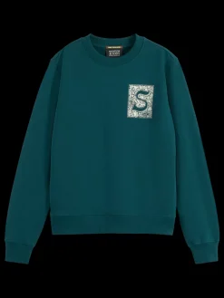 CHEST ARTWORK REGULAR FIT SWEATSHIRT-Scotch & Soda Best