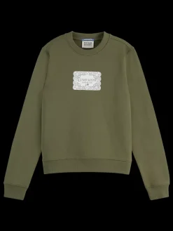 Chest artwork regular sweatshirt-Scotch & Soda Hot