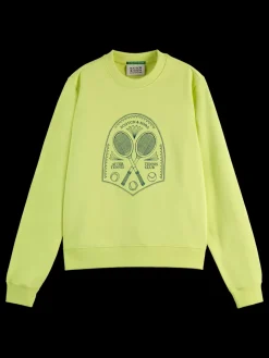 Chest artwork regular sweatshirt-Scotch & Soda Hot
