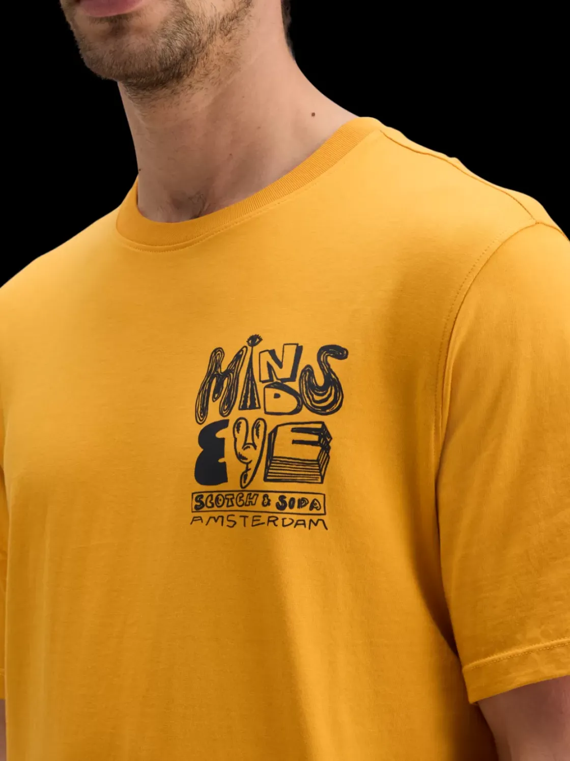 CHEST ARTWORK T-SHIRT-Scotch & Soda Online