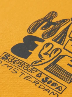 CHEST ARTWORK T-SHIRT-Scotch & Soda Online