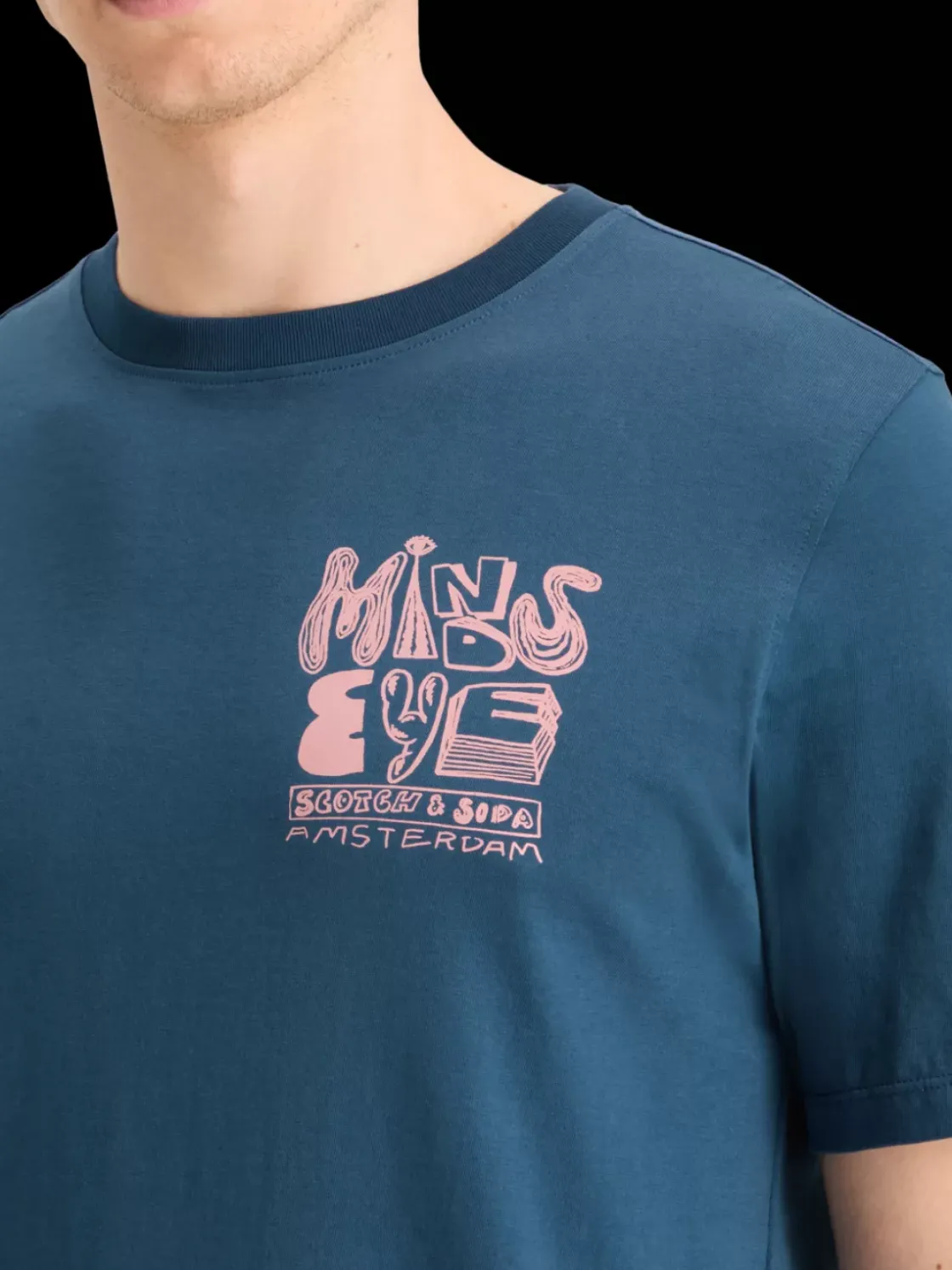 CHEST ARTWORK T-SHIRT-Scotch & Soda Online