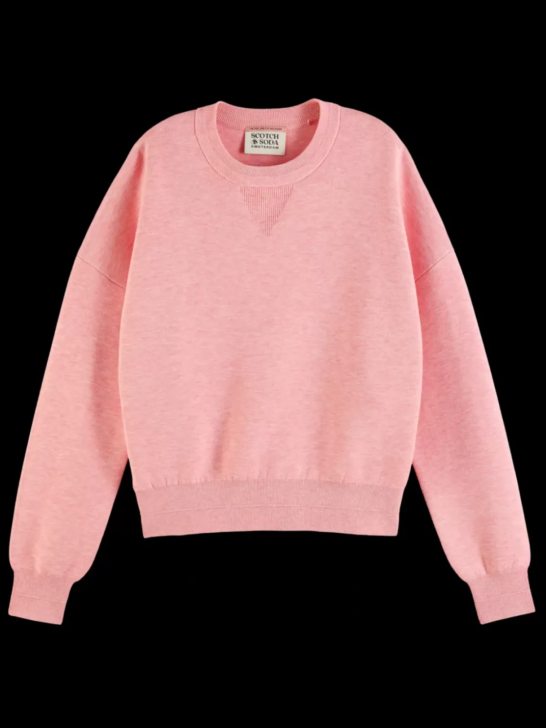 COMPACT KNITTED RELAXED PULLOVER-Scotch & Soda Hot