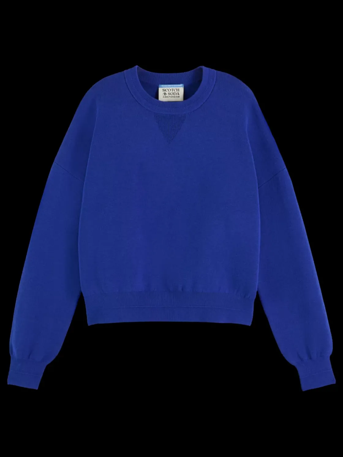 COMPACT KNITTED RELAXED PULLOVER-Scotch & Soda Hot
