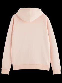 Contrast loops artwork hoodie-Scotch & Soda Fashion