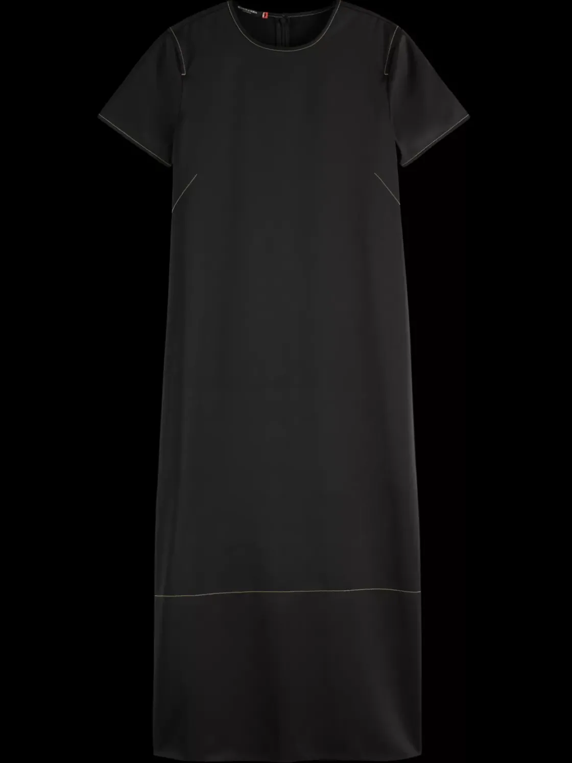 CONTRAST STITCHING SATIN DRESS-Scotch & Soda Hot