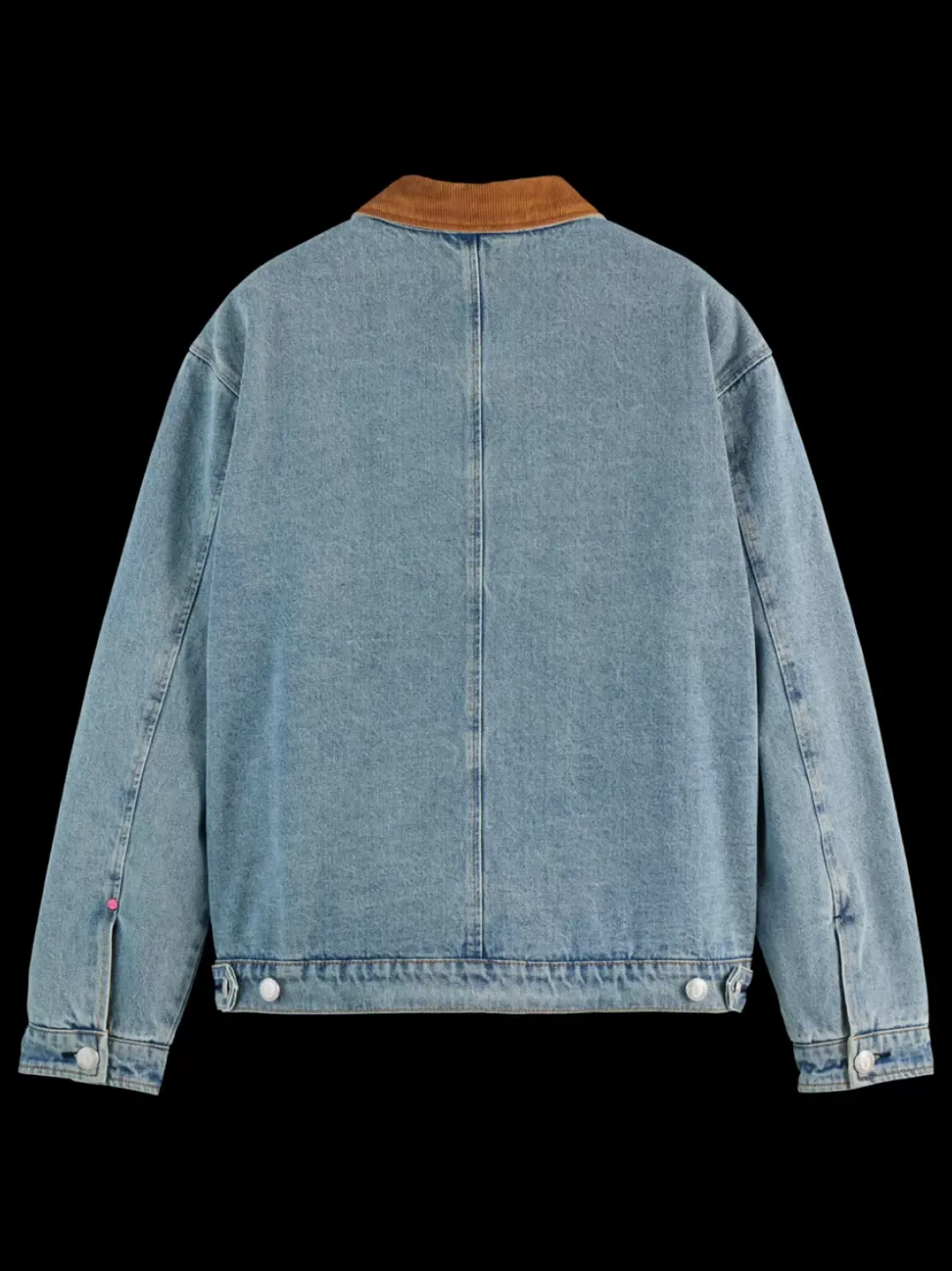 CORD COLLAR INDIGO TEDDY JACKET-Scotch & Soda Hot