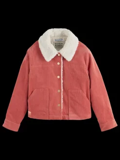 CORDUROY JACKET WITH SHERPA LINING-Scotch & Soda New