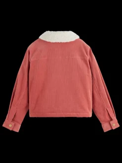 CORDUROY JACKET WITH SHERPA LINING-Scotch & Soda New