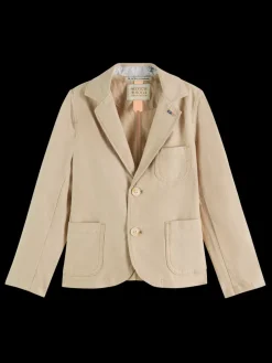 Cotton linen blazer-Scotch & Soda Hot