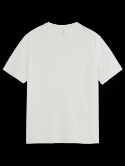 Cotton linen t-shirt-Scotch & Soda Discount