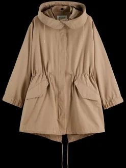 COTTON WASHED PARKA-Scotch & Soda Outlet