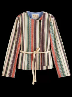 CRAFTED STRIPE BLAZER-Scotch & Soda Hot