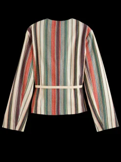 CRAFTED STRIPE BLAZER-Scotch & Soda Hot