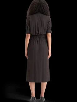 CREPE MIDI DRESS WITH CHEST POCKETS-Scotch & Soda Sale