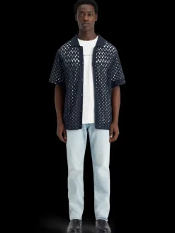 Crochet knitted polo short sleeve-Scotch & Soda Sale