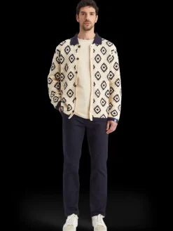 Crochet knitted shirt long sleeves-Scotch & Soda Online