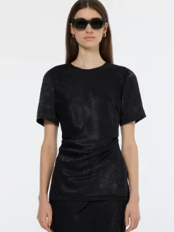 Crushed Satin Wrap Top-Scotch & Soda Outlet