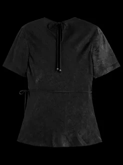 Crushed Satin Wrap Top-Scotch & Soda Outlet