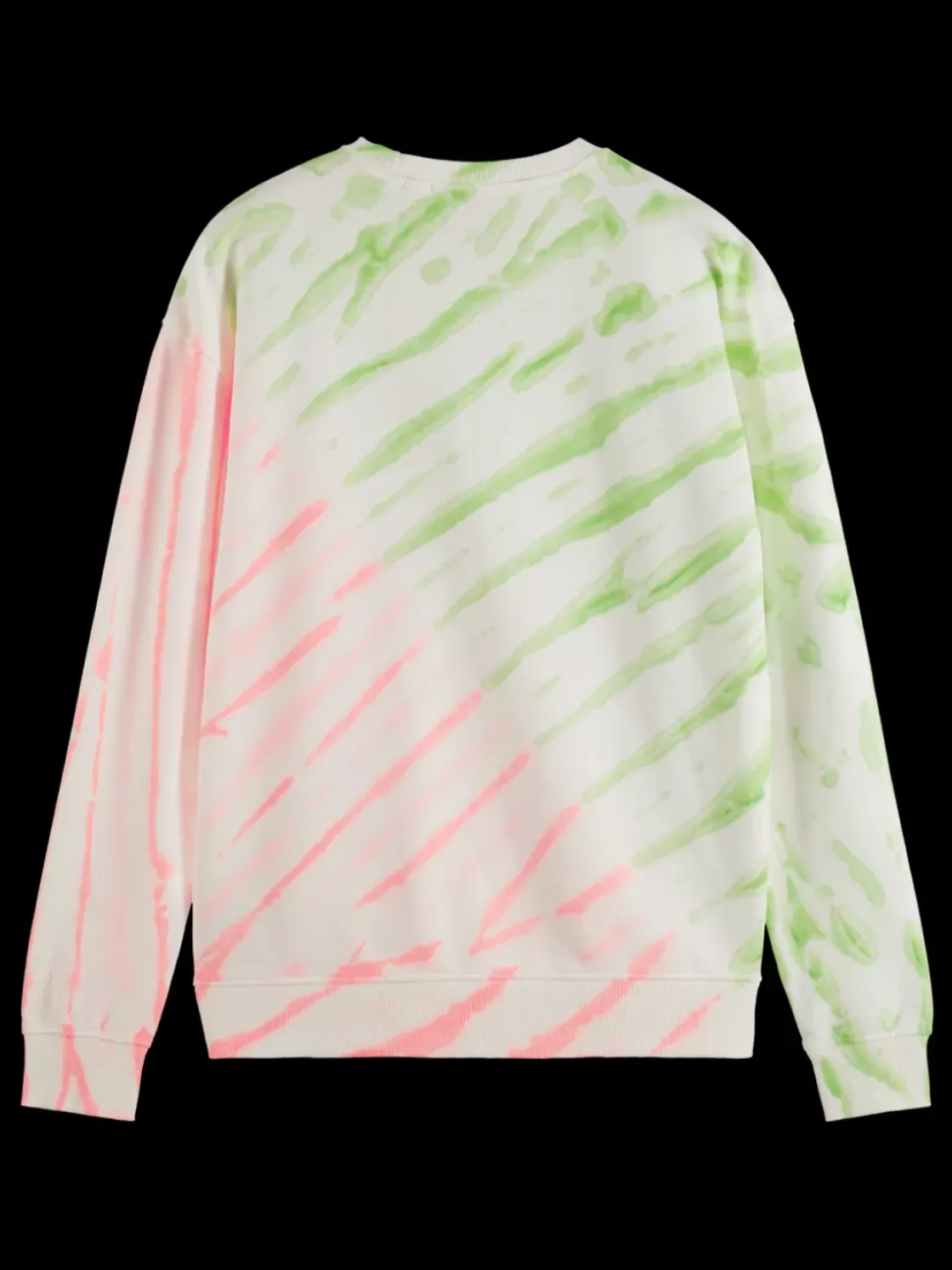 Diagonal tie-dyed sweatshirt-Scotch & Soda Online