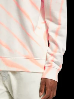 Diagonal tie-dyed sweatshirt-Scotch & Soda Online