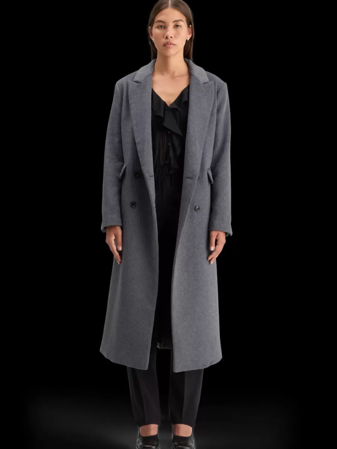 DOUBLE BREASTED TAILORED WOOL BLEND COAT-Scotch & Soda Hot
