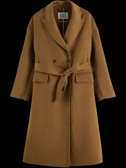 DOUBLE FACE WOOL BLEND COAT-Scotch & Soda Outlet
