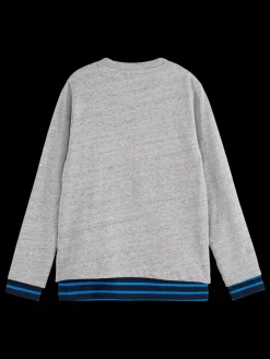 DOUBLE LAYERED LONG-SLEEVED T-SHIRT-Scotch & Soda Clearance
