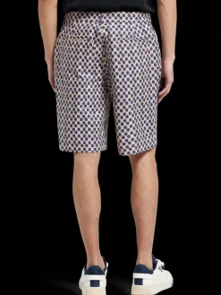 Drift- printed lightweight cotton canvas short-Scotch & Soda Outlet